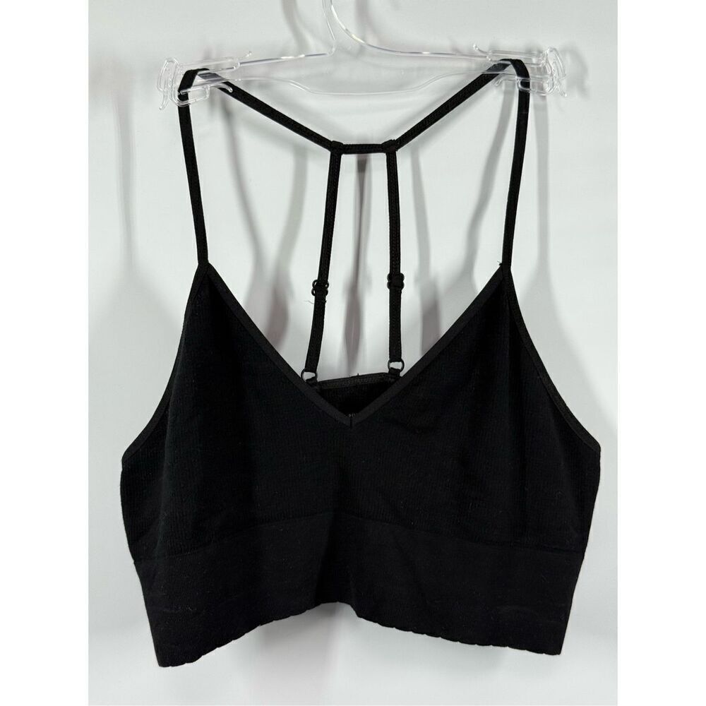A9— Anthropologie ribbed tank crop top size L/XL